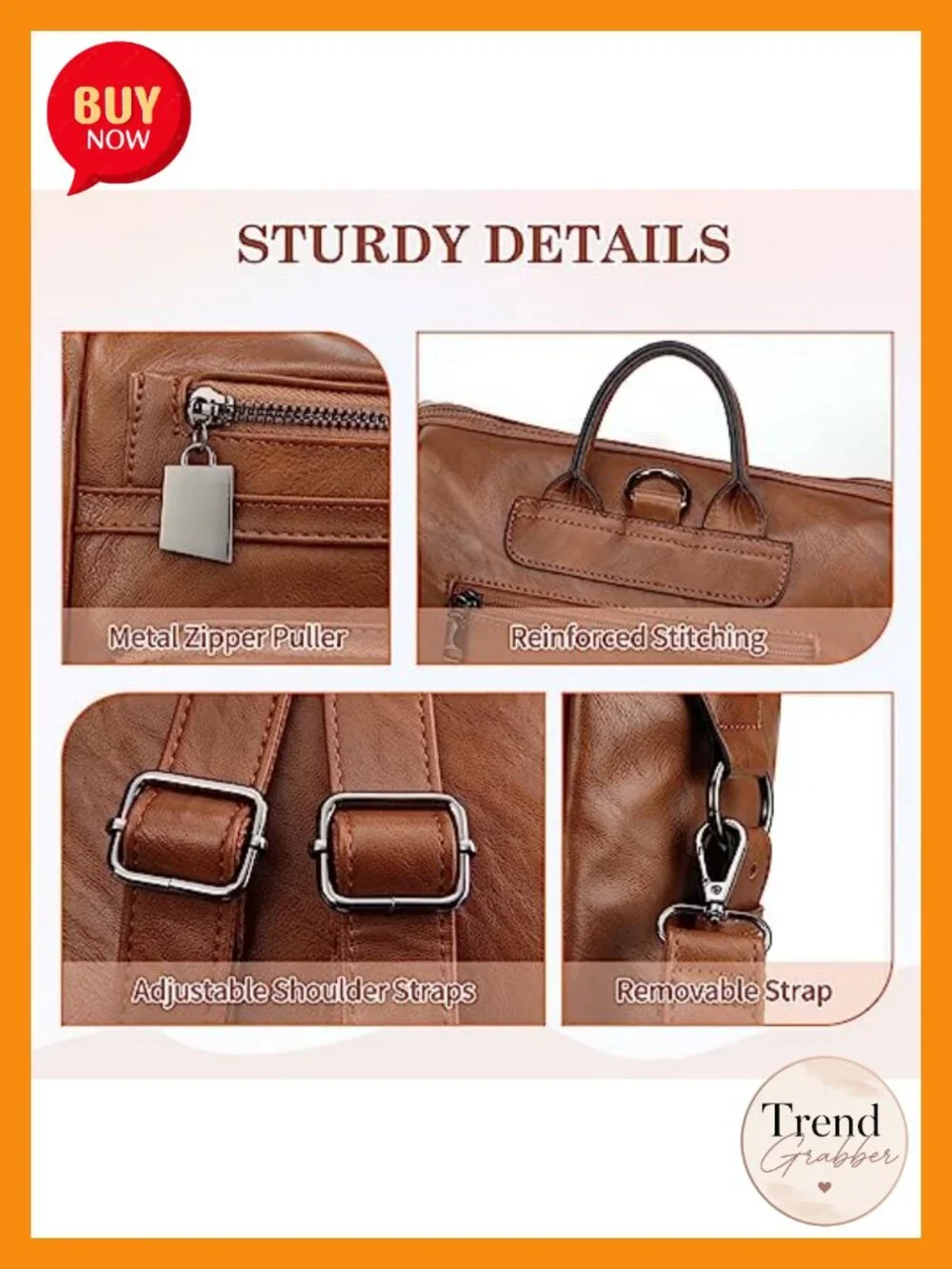Women's Convertible Vegan Leather Backpack Purse, Fashion Faux Leather Shoulder